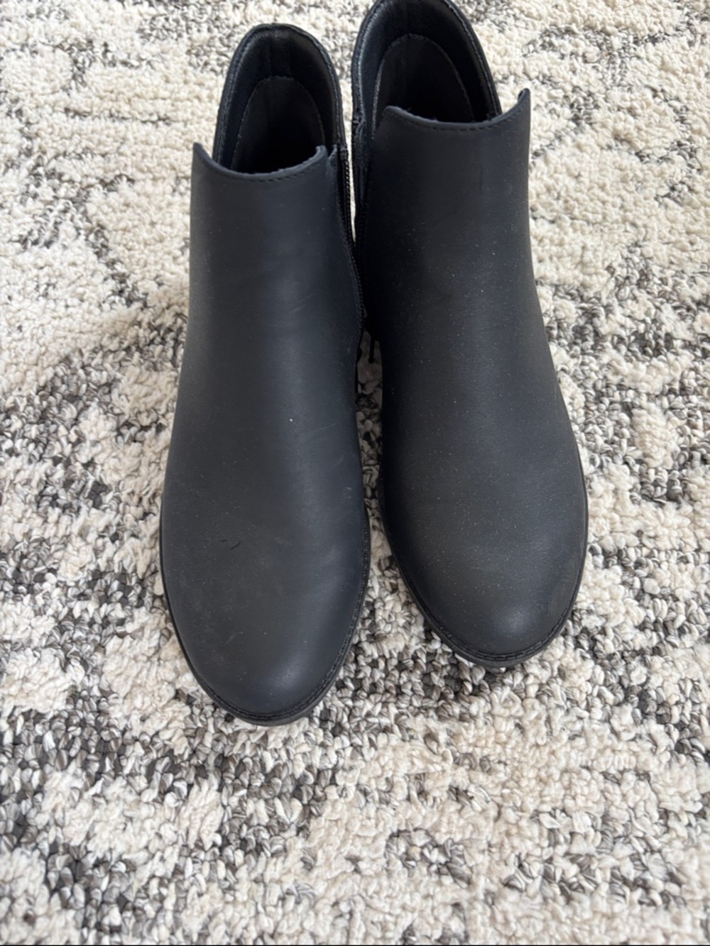 Kim Rogers Black Slip-On Ankle Booties New Without Tags